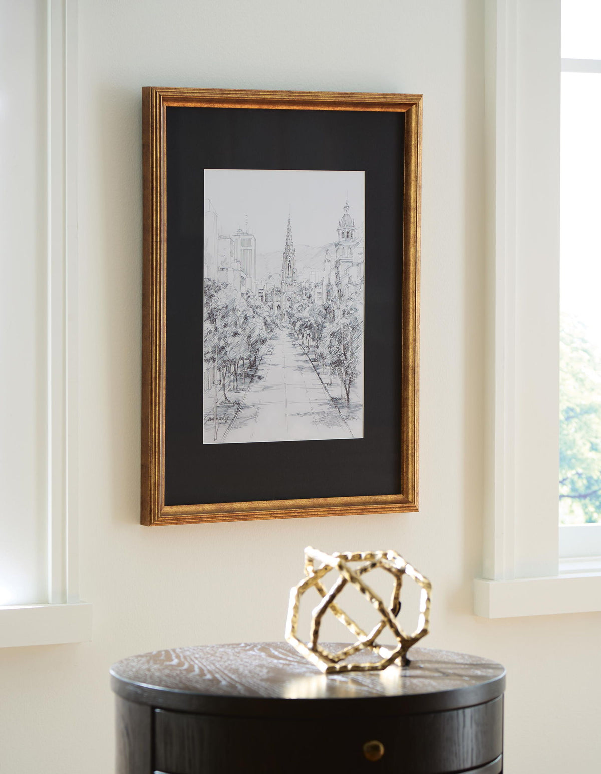 Lemmill - Wall Art - Black / White by Ashley – view 4