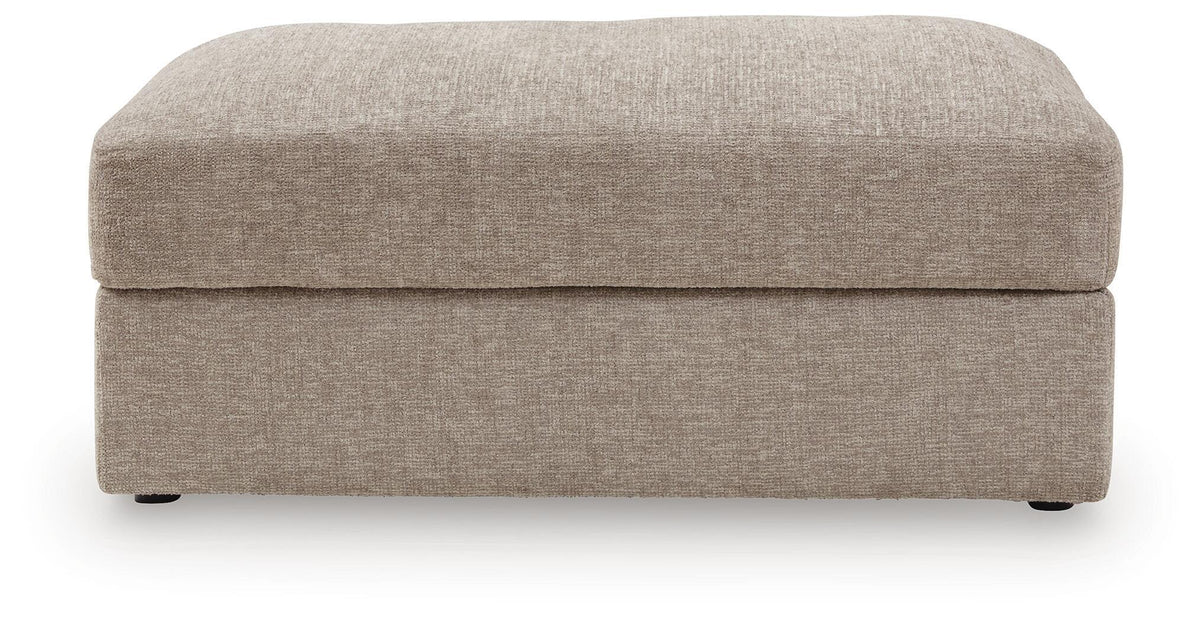 Nexora-Court - Oversized Accent Ottoman - Burlap by Ashley – view 3