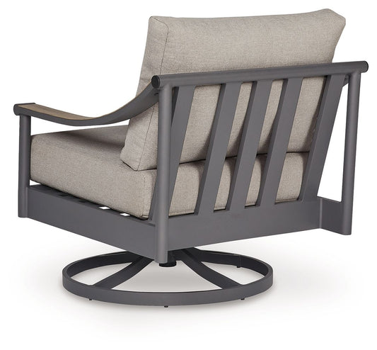Ocean Beach - Swivel Lounge With Cushion - Gray by Ashley – view 2