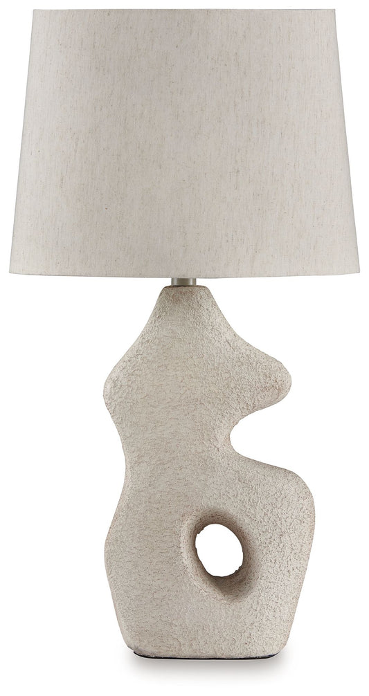 Chadrich - Paper Table Lamp (Set of 2) - Antique Beige by Ashley – view 2