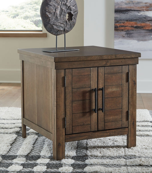 Moriville - Rectangular End Table - Grayish Brown by Ashley – view 2