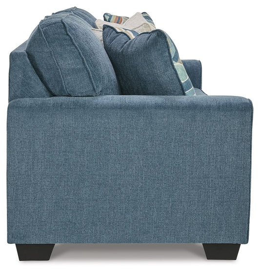 Cashton - Queen Sofa Sleeper - Blue by Ashley – view 2