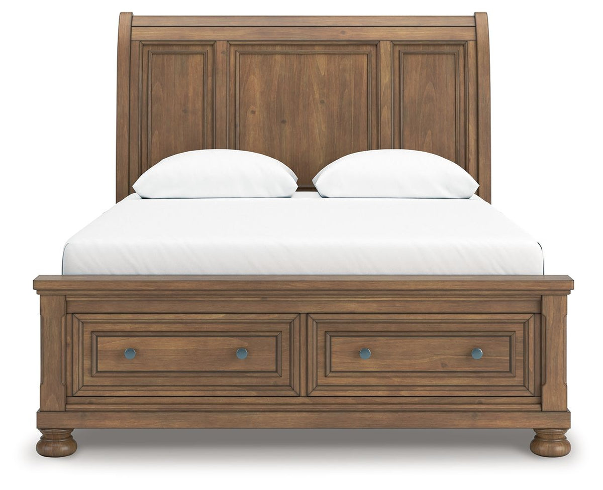 Feddinger - Storage Sleigh Bed by Ashley – view 4