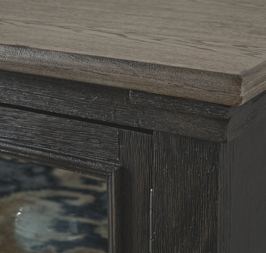 Tyler Creek - Extra Large TV Stand - Black / Gray by Ashley – view 2