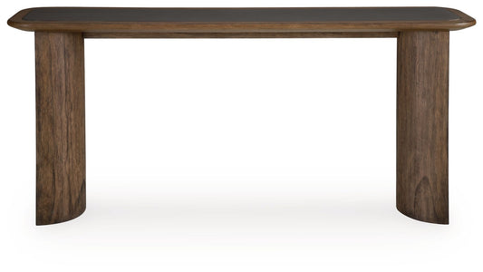 Dontayne - Sofa Table - Warm Brown by Ashley – view 2