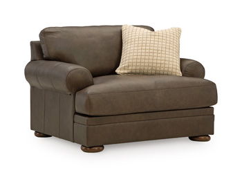 Carriage Point - Chair And A Half - Hickory by Ashley – Arm Chairs