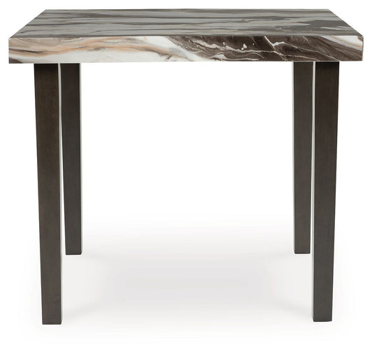 Jeshina - Square Dining Room Counter Table - Dark Brown / Beige by Ashley – view 2