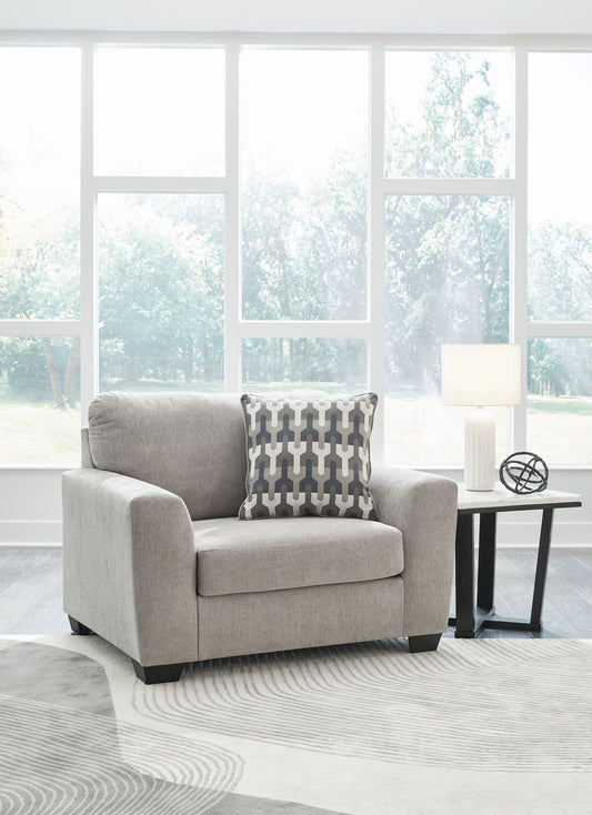 Avenal Park - Chair And A Half - Flannel by Ashley – view 2