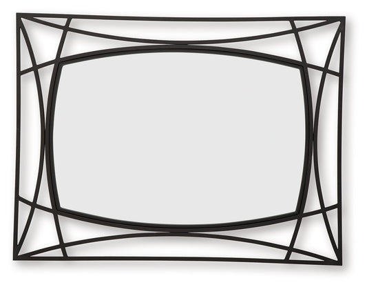 Freenville - Accent Mirror - Black by Ashley – view 2