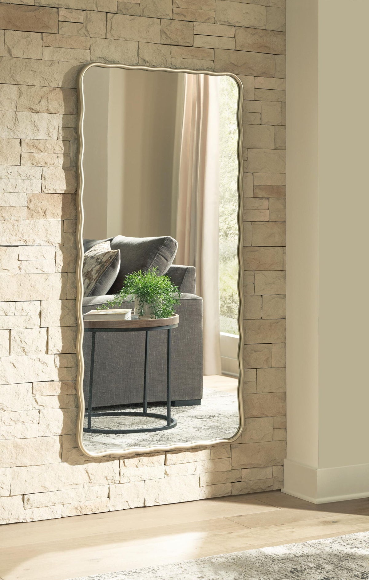 Brenthill - Accent Mirror - Gold by Ashley – view 4
