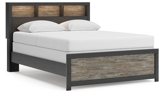 Broachmyn - Lighted Bookcase Panel Bed by Ashley – view 2