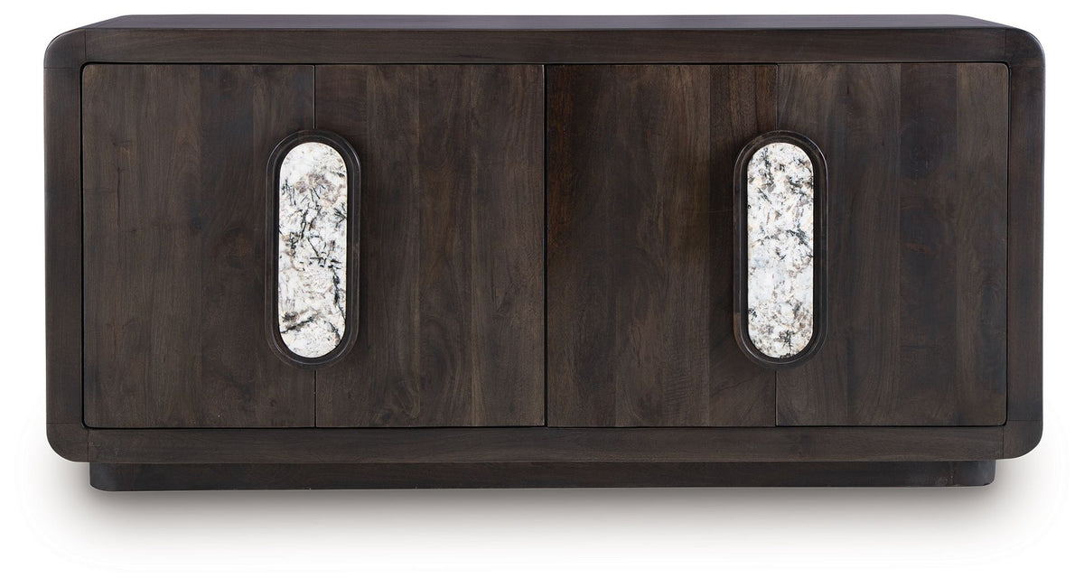 Elliston - Accent Cabinet - Espresso Brown by Ashley – view 4
