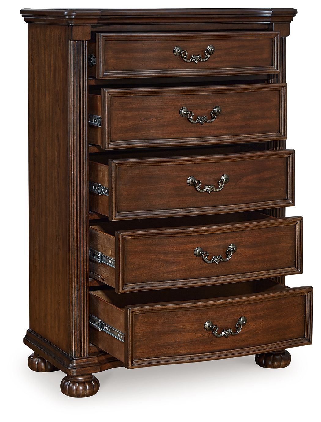 Lavinton - Five Drawer Chest - Brown by Ashley – view 4