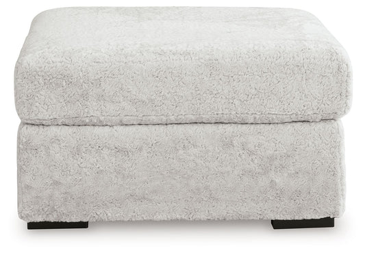 Cuddle Plush - 3 Pc. - 3-Piece Sectional, Chair And Ottoman - Arctic – view 2