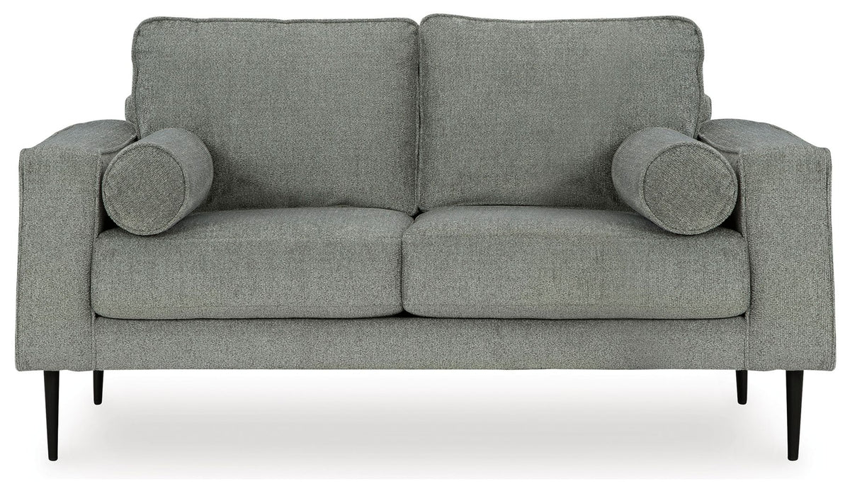 Hazela - Loveseat - Charcoal by Ashley – view 4