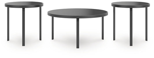 Dorylin - Occasional Table Set (Set of 3) - Black by Ashley – view 2