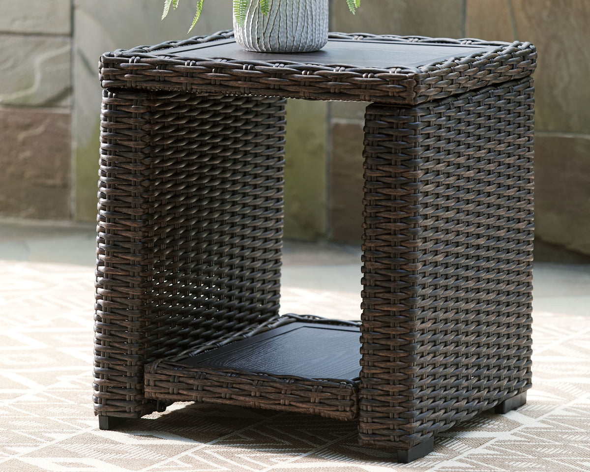 Grasson Lane - Square End Table - Brown by Ashley – End Tables