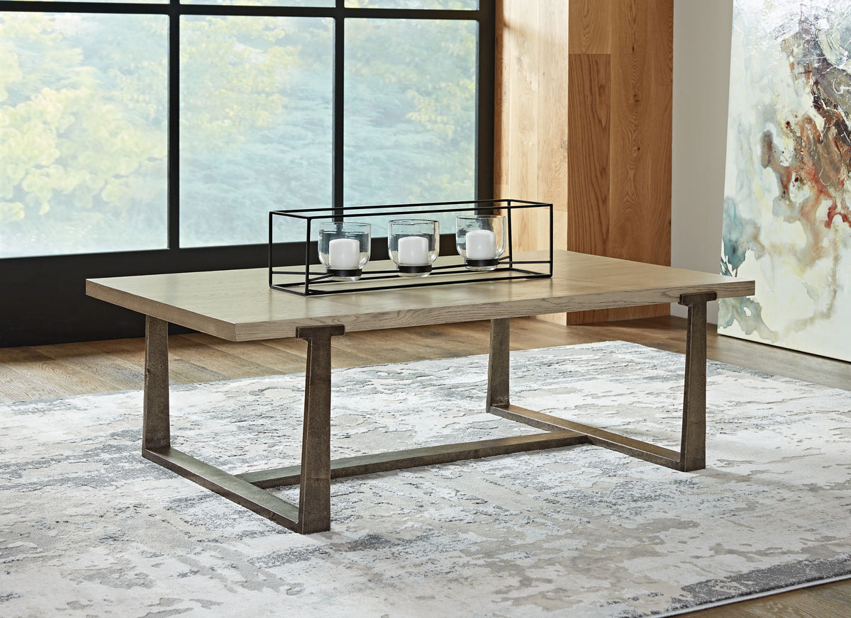 Dalenville - Rectangular Cocktail Table - Gray by Ashley – view 4