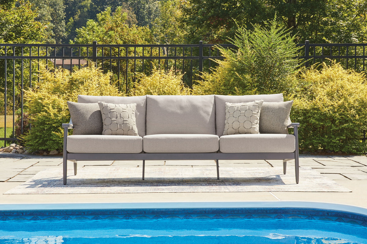 Ocean Beach - Sofa With Cushion - Gray by Ashley – view 4