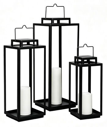 Gilmerland - Indoor/Outdoor Lantern Set (Set of 3) by Ashley – view 2