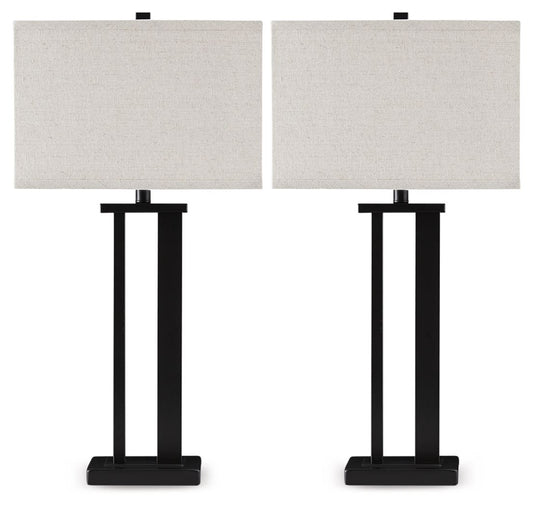 Aniela - Metal Table Lamp Set by Ashley – view 2