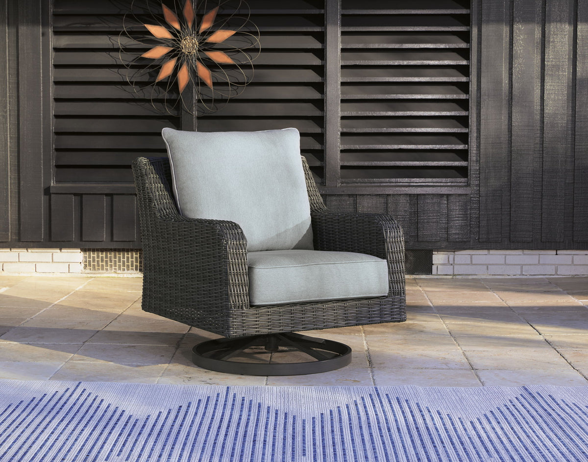 Elite Park - Swivel Lounge With Cushion - Gray by Ashley – view 4