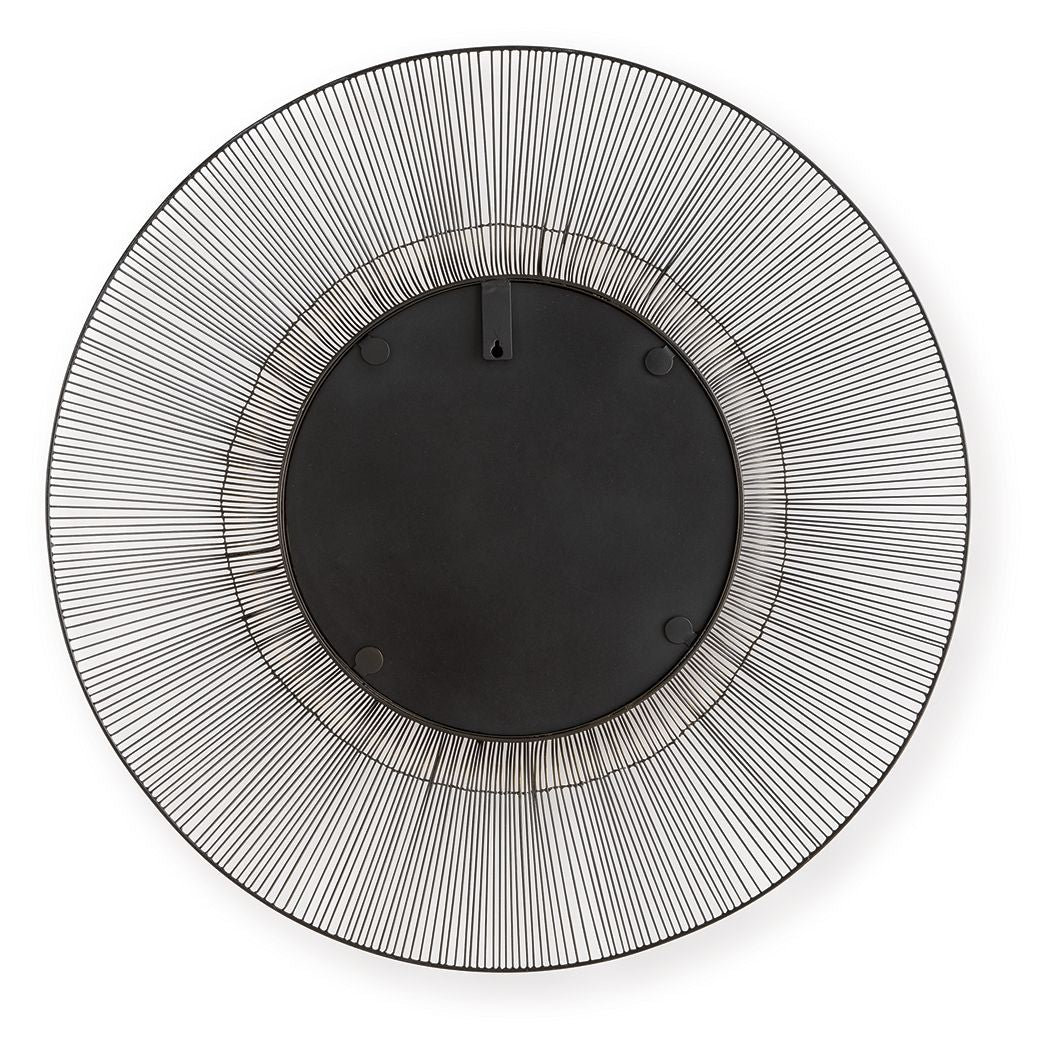 Dallmen - Accent Mirror - Black / Gold Finish by Ashley – view 4