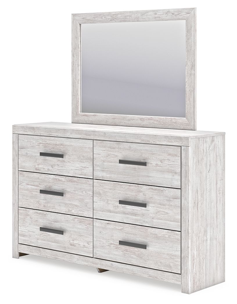 Cayboni - Dresser And Mirror - Whitewash by Ashley – view 4