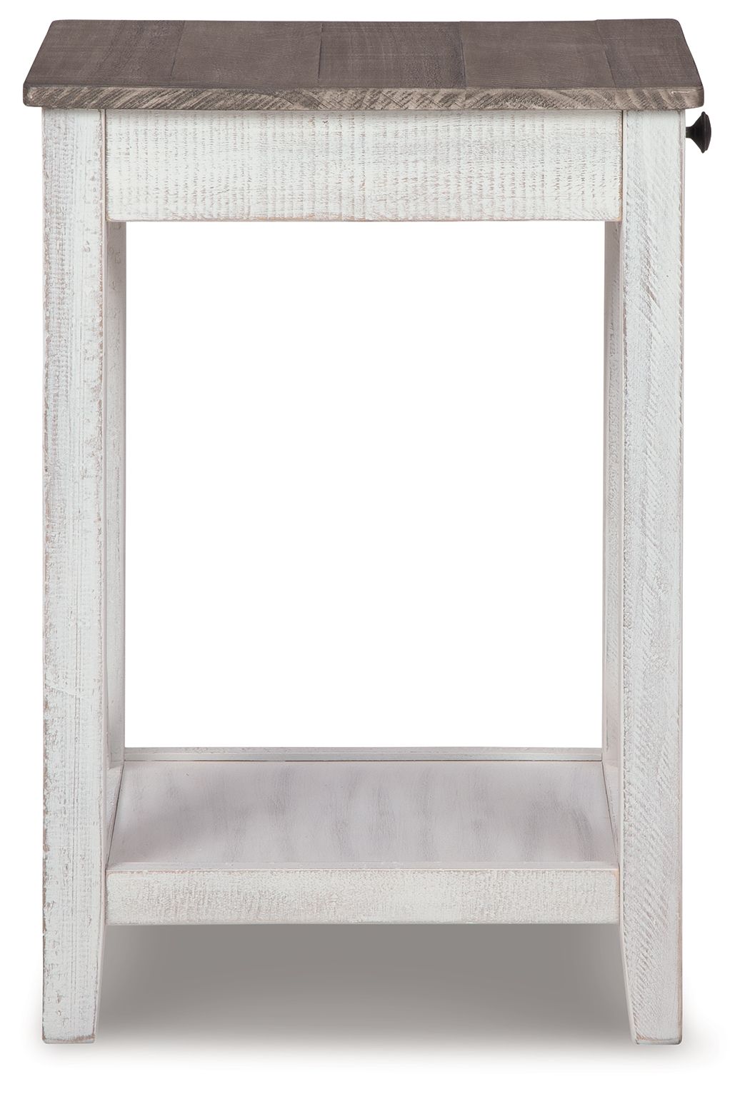 Adalane - Accent Table - White / Gray by Ashley – view 4