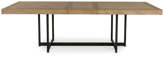 Tomtyn - Rectangular Dining Room Extension Table - Light Brown by Ashley – view 2