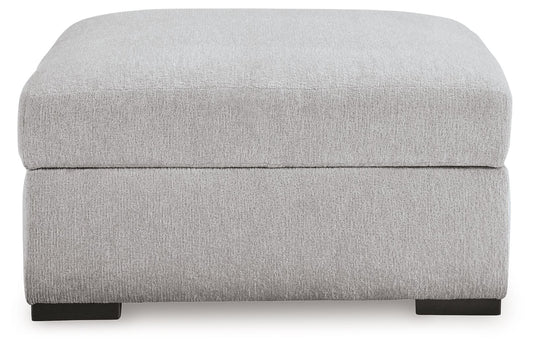 Gabyleigh - Ottoman With Storage - Nickel – view 2