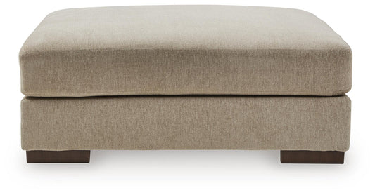 Linenhause - Oversized Accent Ottoman - Dune – view 2