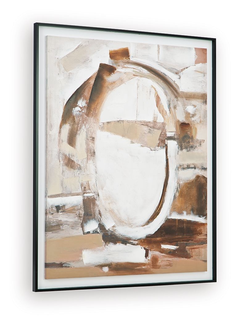 Bradlow - Wall Art - Brown / White / Black by Ashley – view 4
