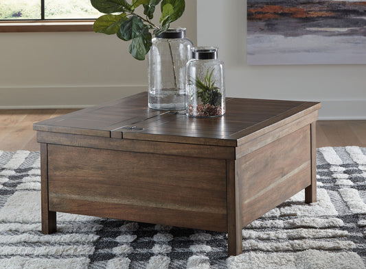 Moriville - Lift Top Cocktail Table - Grayish Brown by Ashley – view 2