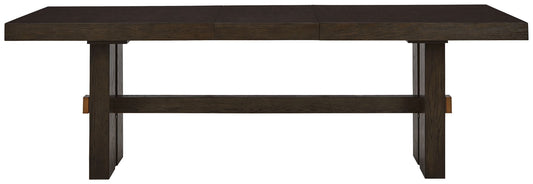 Burkhaus - Rectangular Dining Room Extension Table - Dark Brown by Ashley – view 2