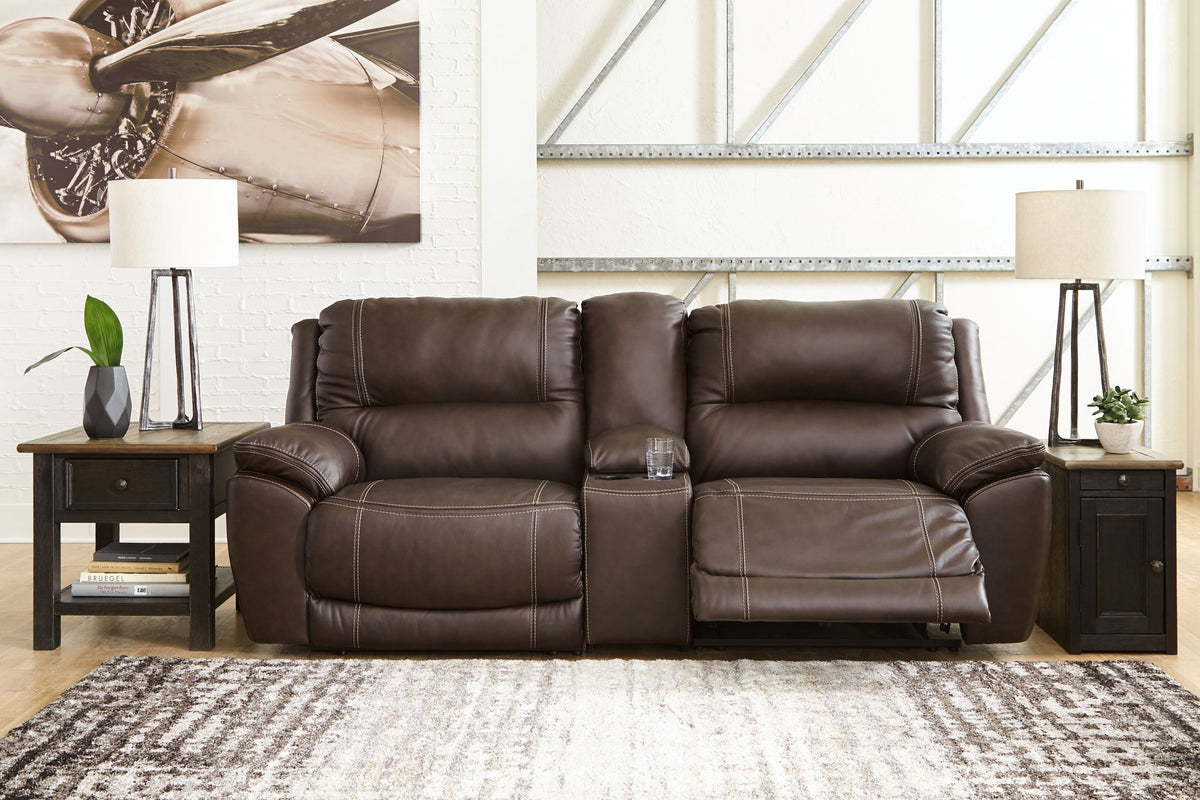 Dunleith - 3 Piece Power Reclining Sectional by Ashley – view 7