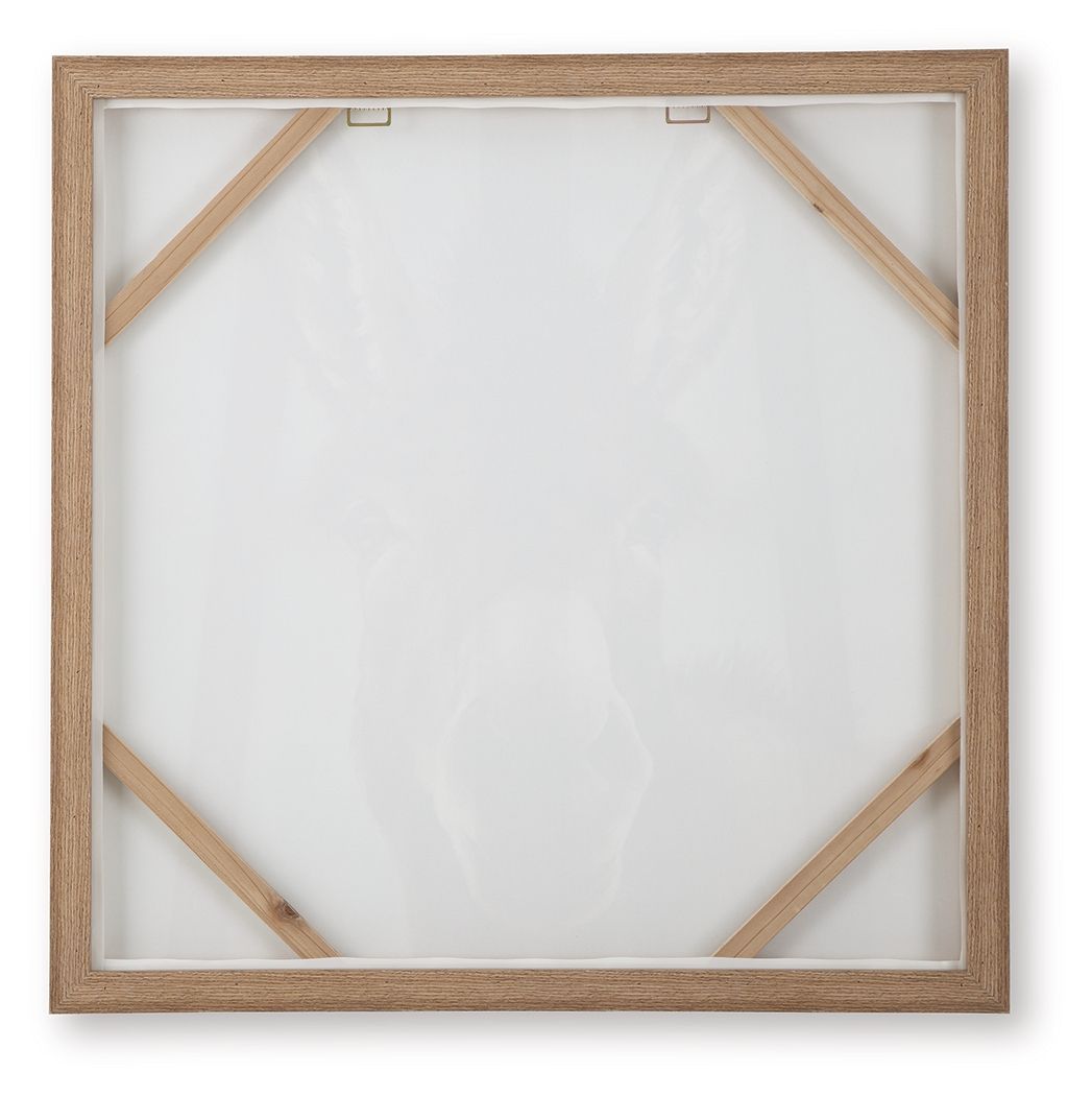 Landerton - Wall Art - Brown / Blue / White by Ashley – view 4