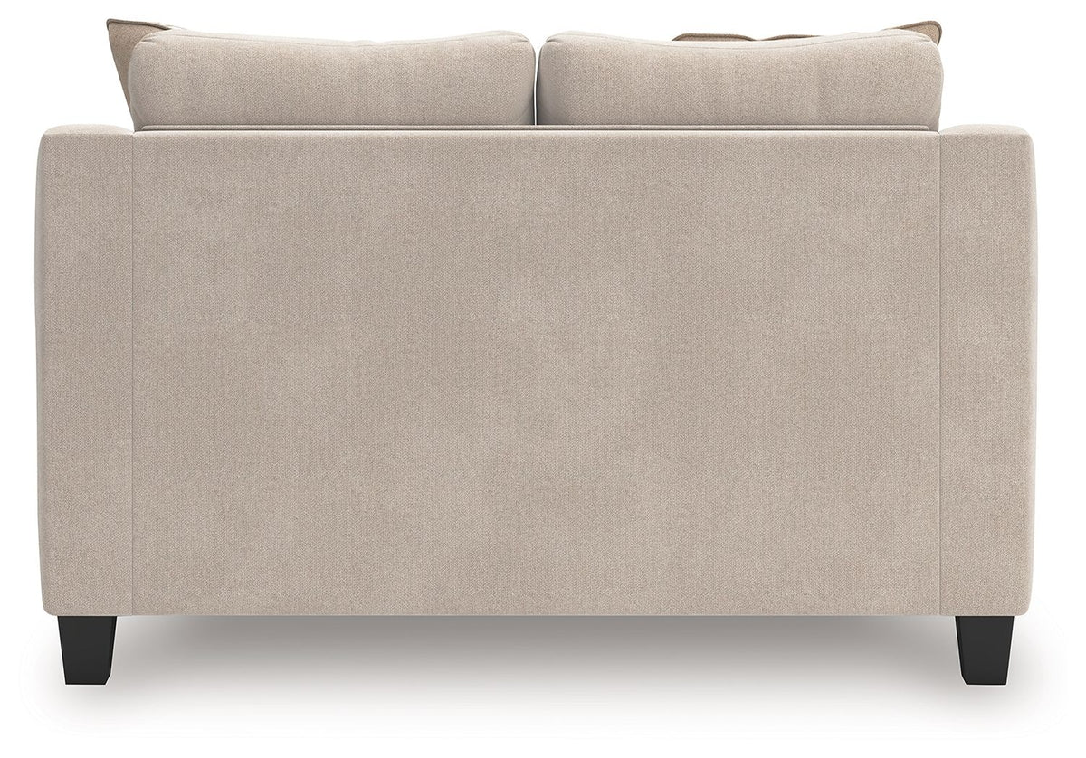 Willarae - Loveseat - Taupe – view 4
