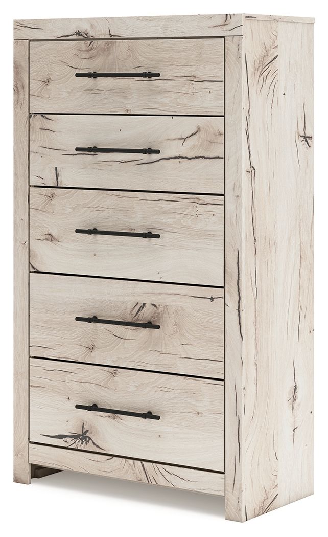 Lawroy - Five Drawer Chest - Light Natural – view 4