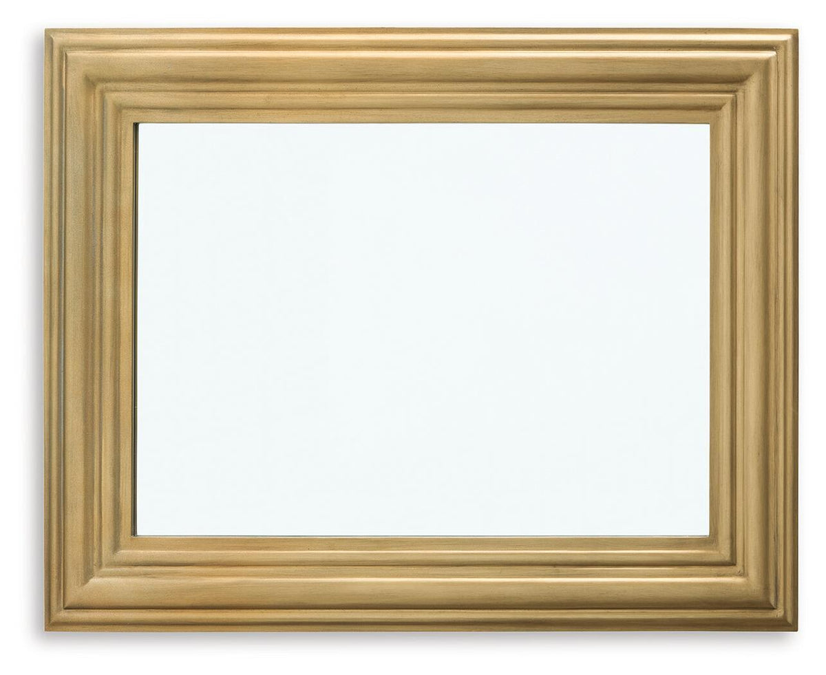 Keneriah - Accent Mirror - Gold Finish by Ashley – view 4