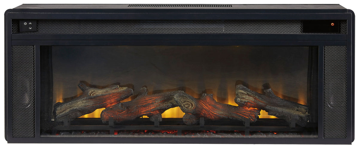 Entertainment Accessories - Fireplace Insert - Rectangular - Black by Ashley – view 4