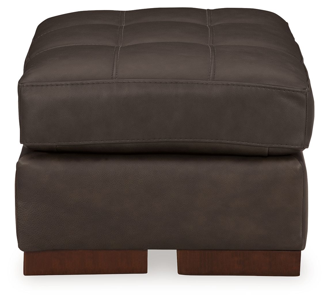 Luigi - Ottoman - Thunder by Ashley – view 4