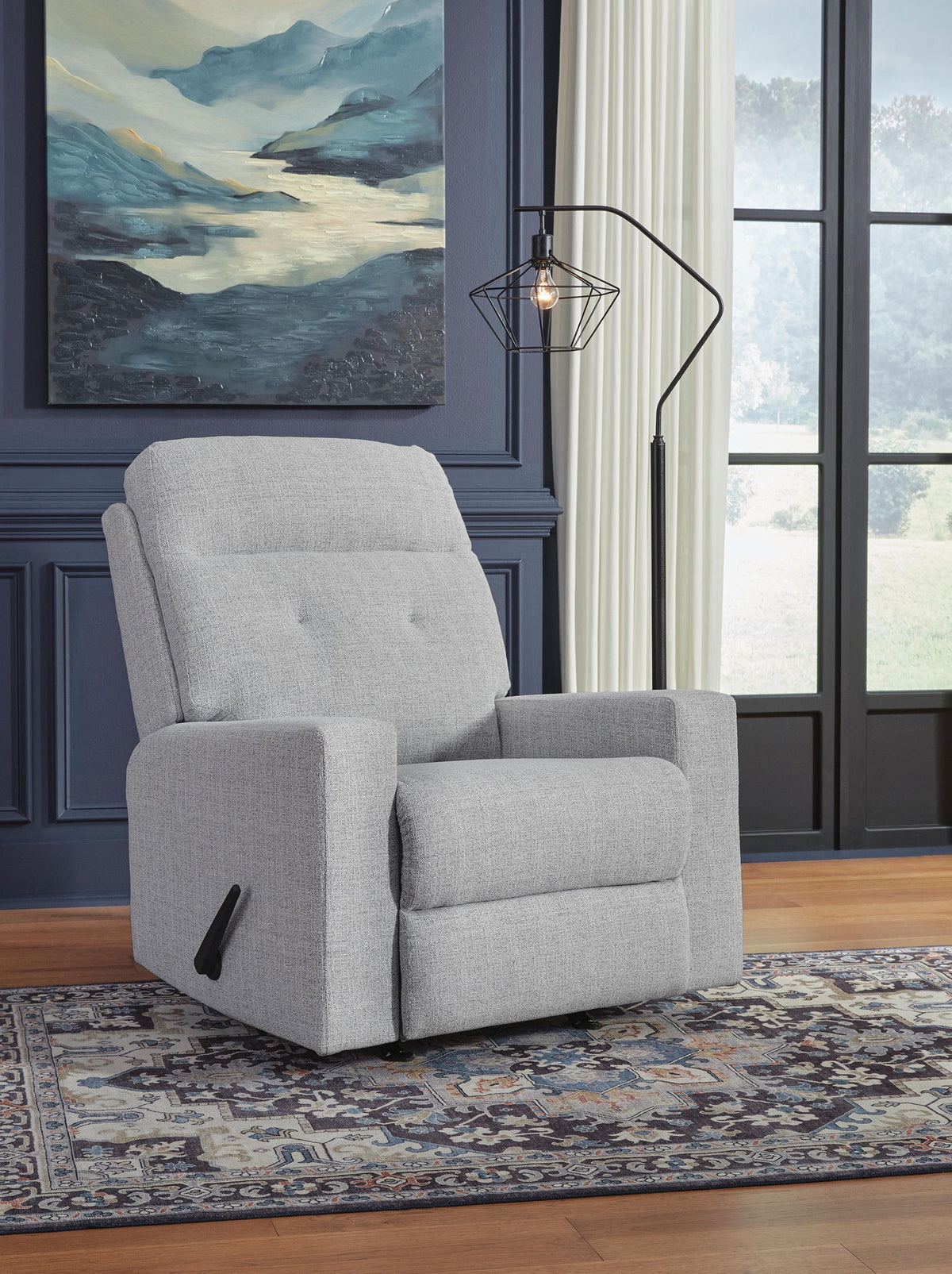 Skillins - Rocker Recliner - Stone by Ashley – view 4