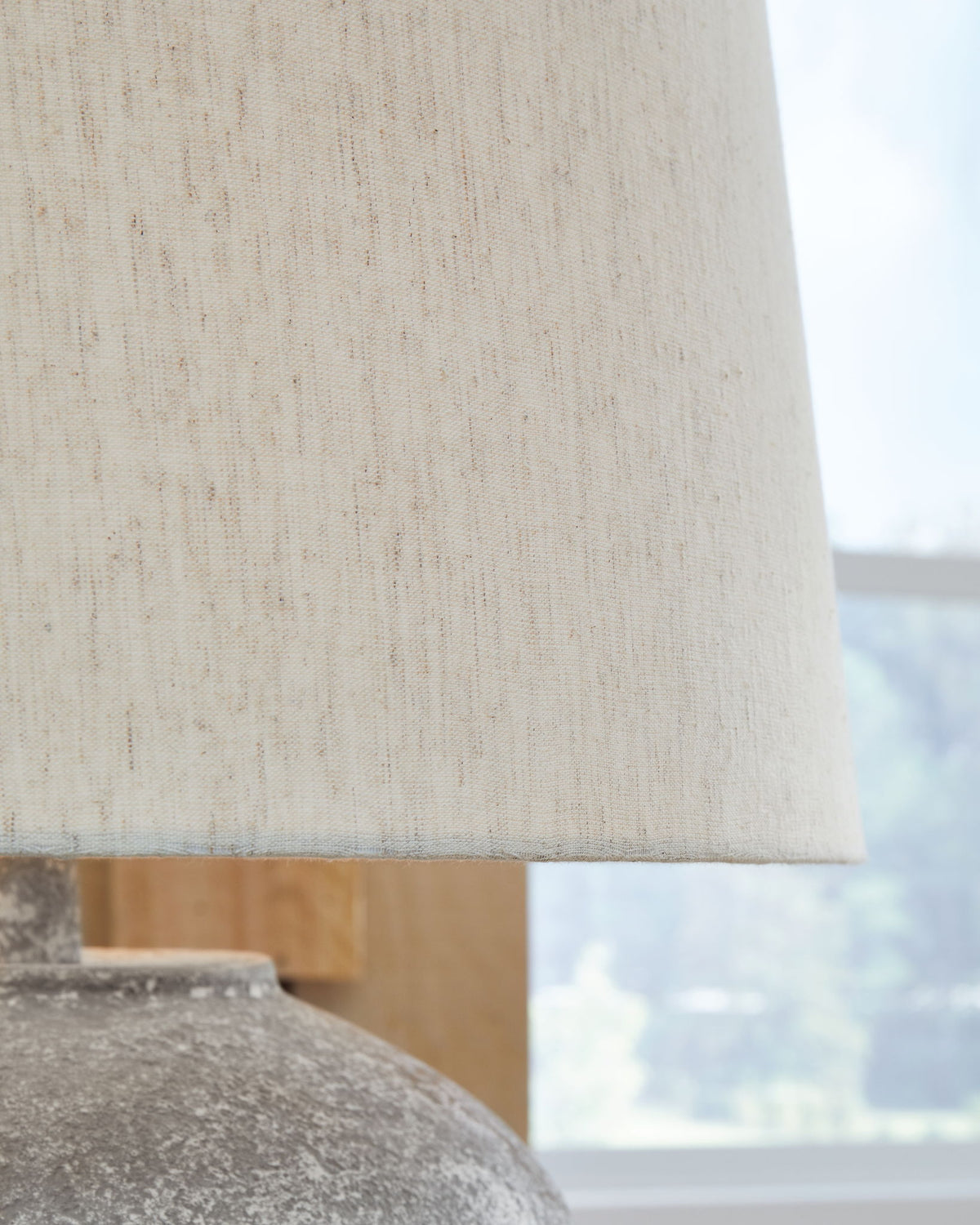Dreward - Paper Table Lamp - Distressed Gray by Ashley – view 4