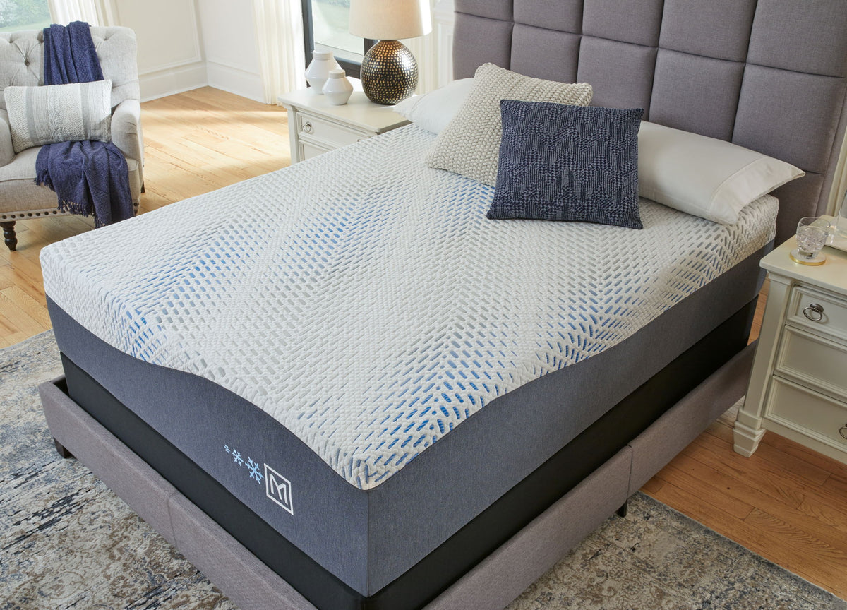 Millennium - Luxury Plush Gel Latex Hybrid Mattress, Foundation by Ashley – view 4