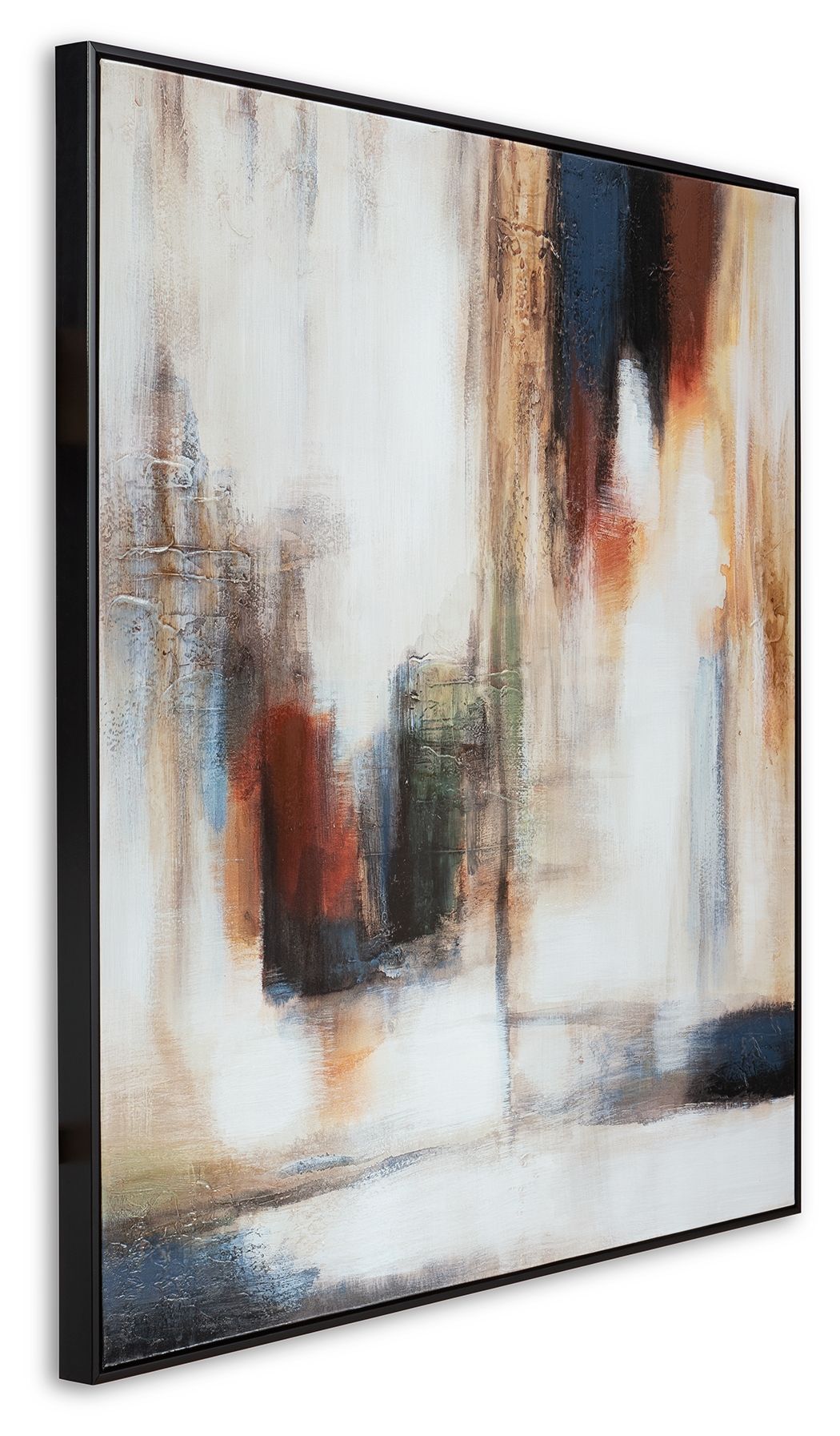 Pigeonford - Wall Art - White / Teal / Gold by Ashley – view 4