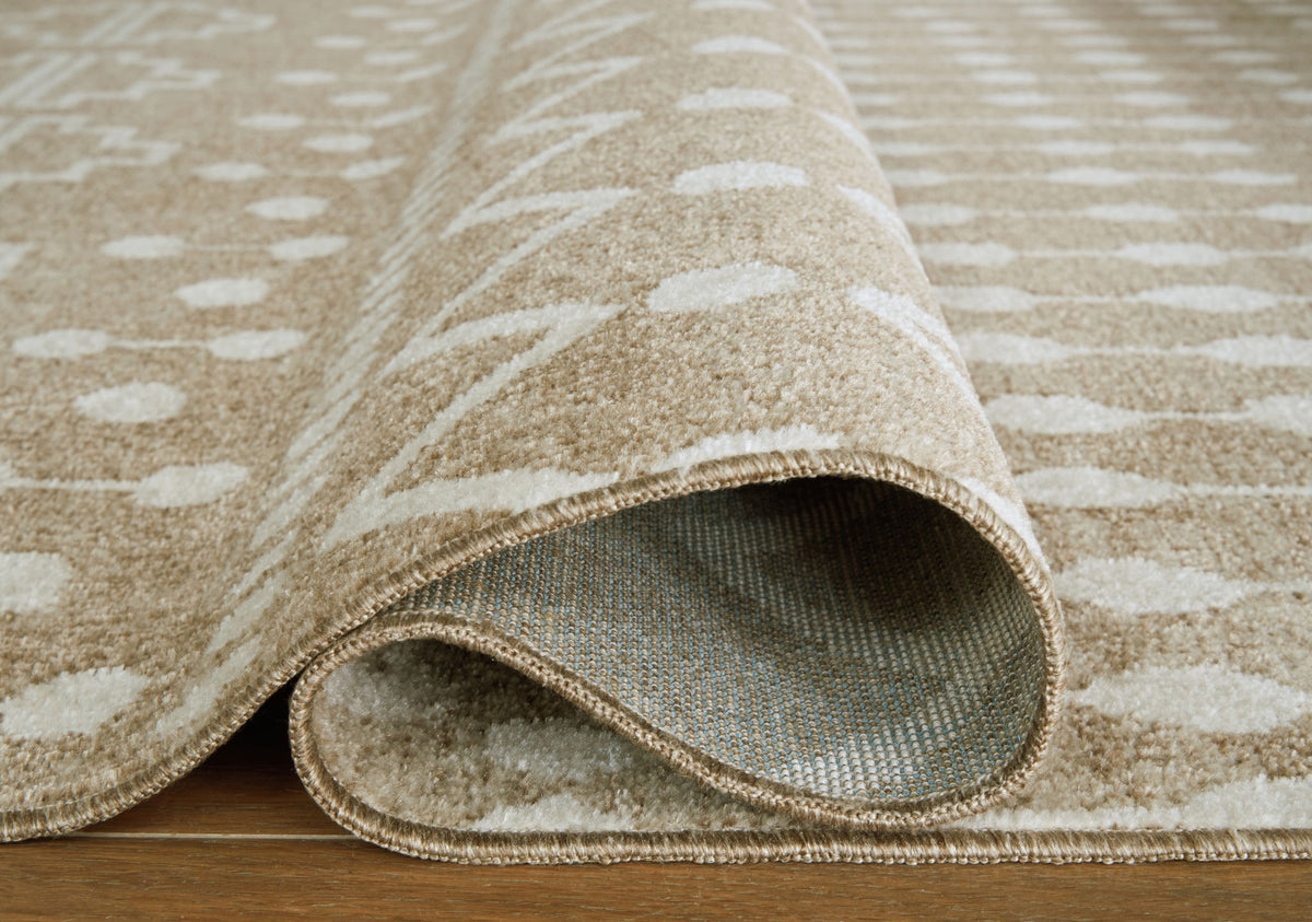 Bunchly - 5' x 7' Rug - Tan / Brown / Cream by Ashley – view 4