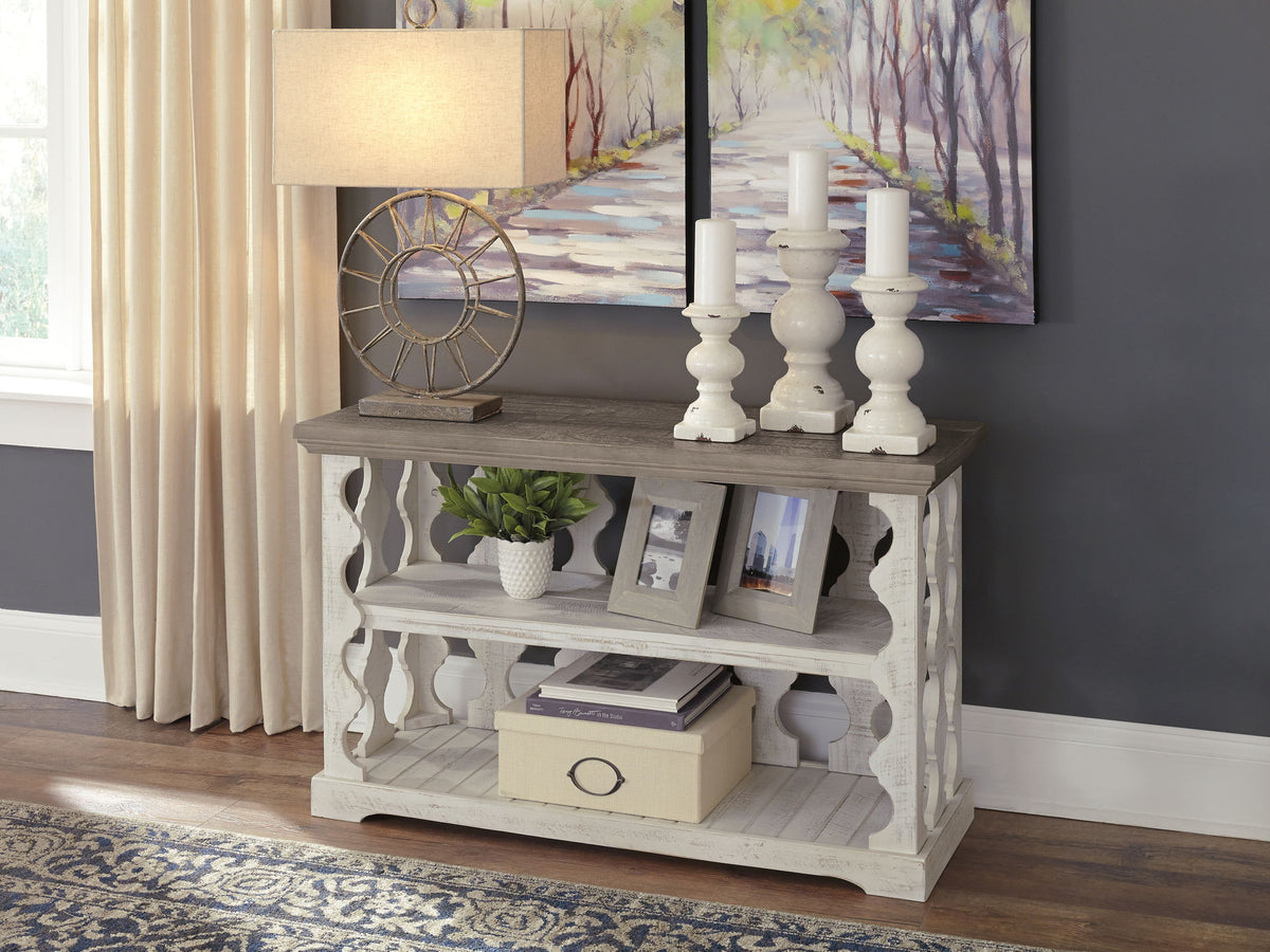 Havalance - Console Sofa Table - Gray / White by Ashley – view 4