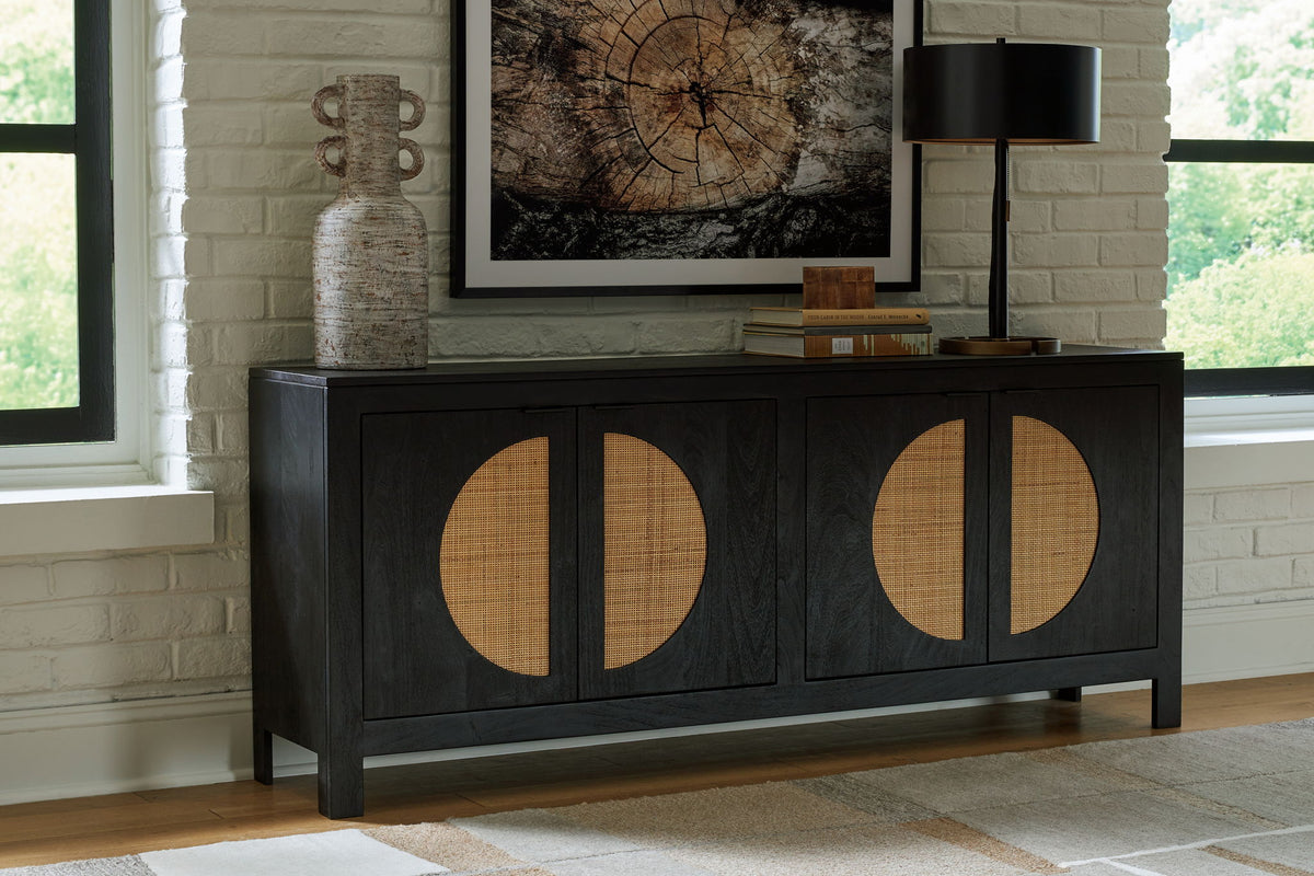 Cliffiings - Accent Cabinet - Black / Natural by Ashley – view 4