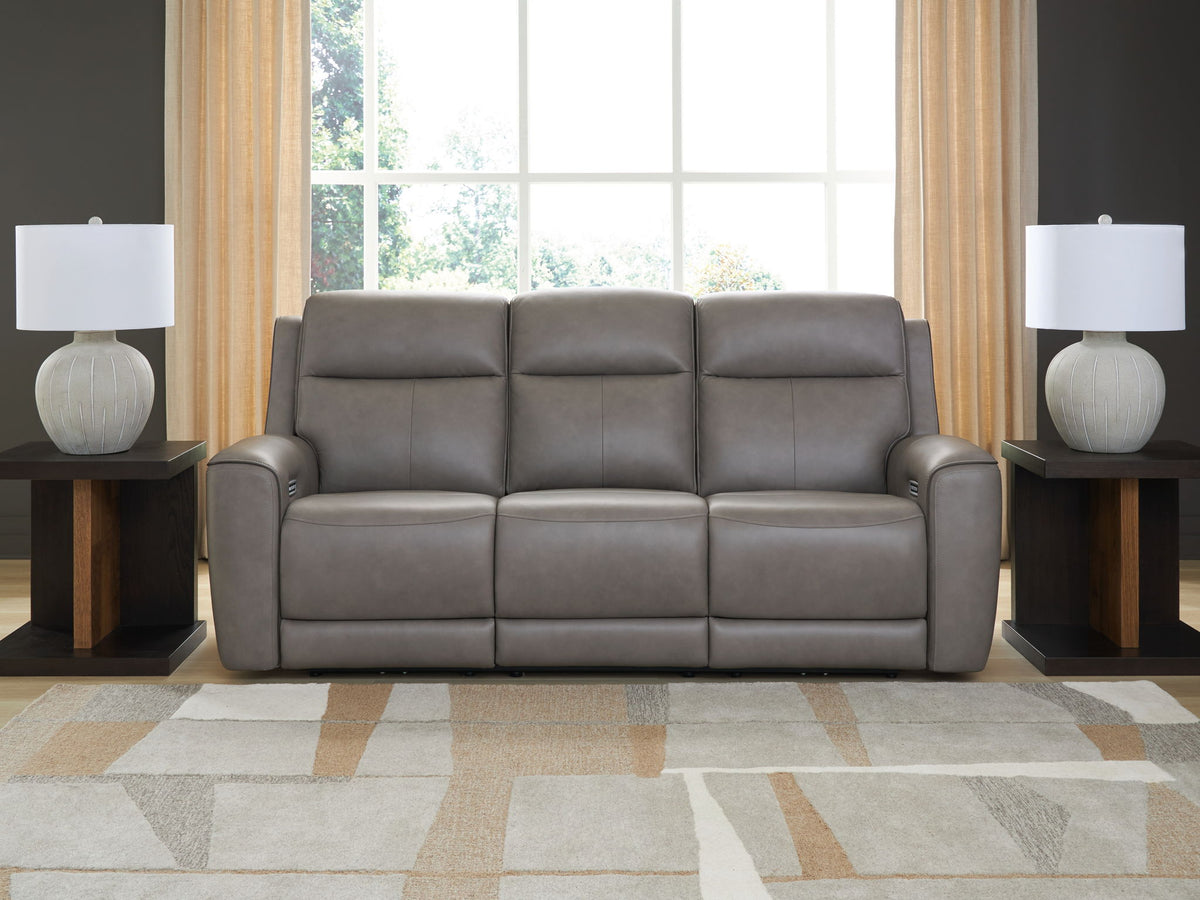 5Z-Comfort - Relaxation - Power Reclining Sofa With Adj Headrest by Ashley – view 8